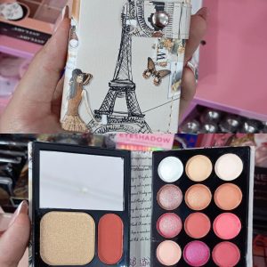 پالت سایه کیفی شامل سایه ، رژ، رژگونه
